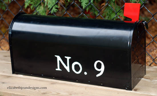 Numbered Mailbox