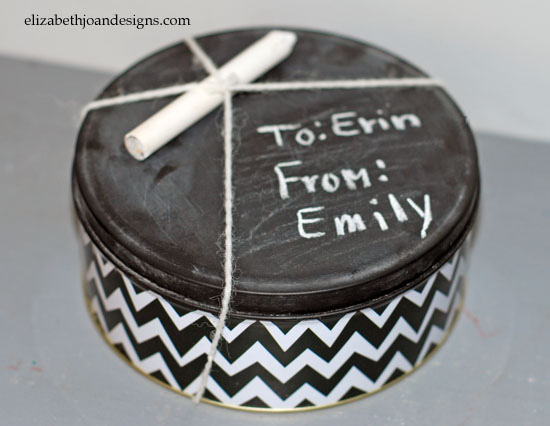 Chalkboard Tins