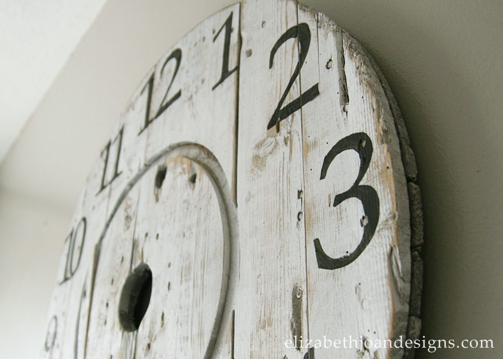 Cable Spool Clock