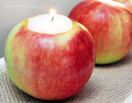 Apple Candle Holder