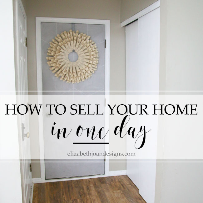How We Sold Our Home